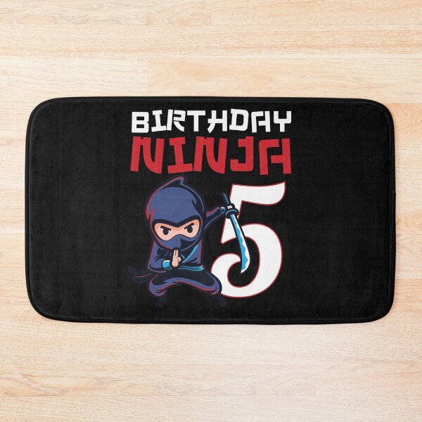 Item preview, Kids 5th Birthday Ninja I'm 5 Years old Shirt designed and sold by PuPPuB.