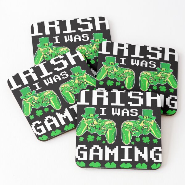 Item preview, Irish I Was Gaming Funny St Patricks Day Gamer Boys Mens designed and sold by BrandyBare.