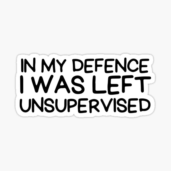 2 Pieces in My Defense I was Left Unsupervised &That's a Terrible