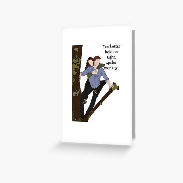 Spider Monkey Greeting Card