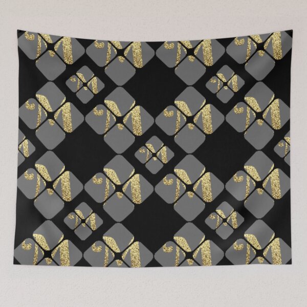 Item preview, Astonish letter M pattern design. designed and sold by Trianglegreen.