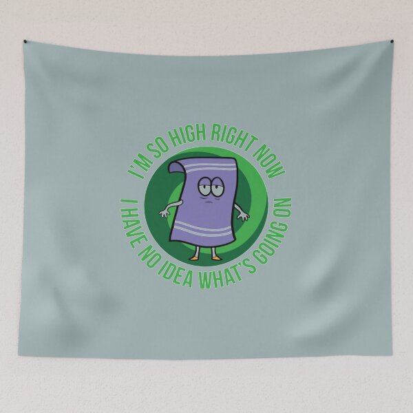 Item preview, I Love Towelie green designed and sold by GeorgiaHod.