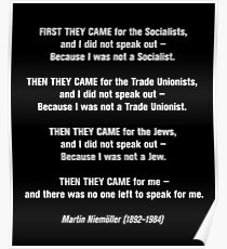First they came for... Poster