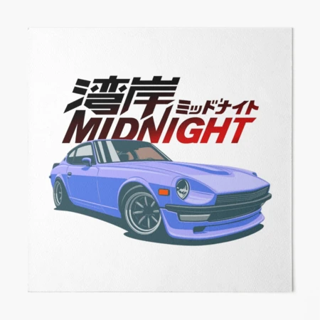 Wangan Midnight Asakura Akio's Devil Z | Art Board Print