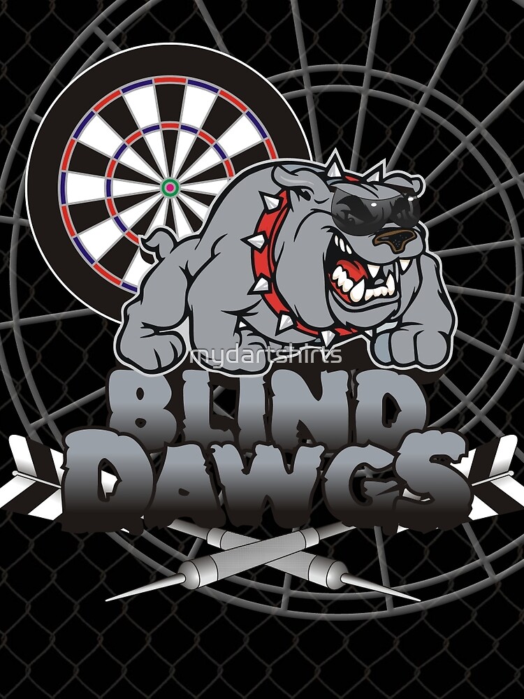 Thumbnail 5 of 5, Graphic T-Shirt, Blind Dawgs Darts Shirt designed and sold by mydartshirts.