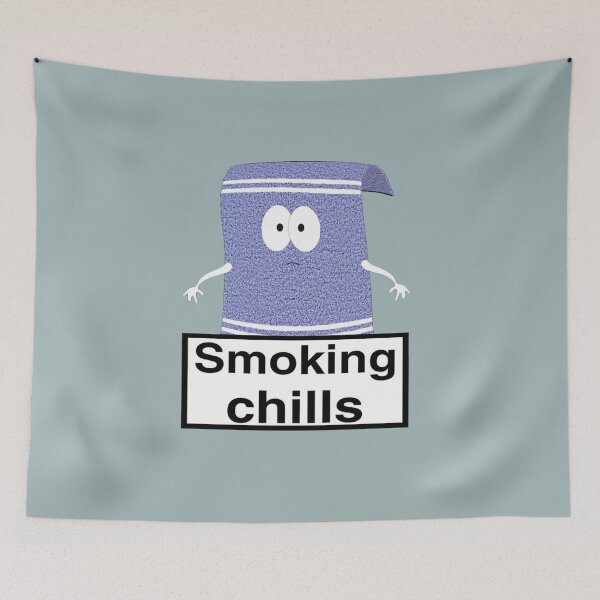 Item preview, Towelie Smoking Chills designed and sold by GeorgiaHod.