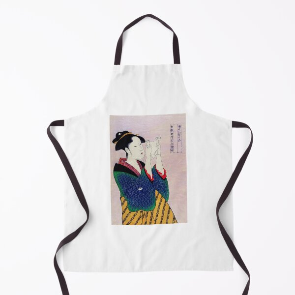 Item preview, Traditional Japanese Woman reading a scroll - Ukiyo-e Illustration designed and sold by FrostMintStudio.