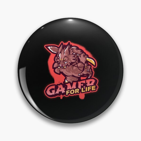 Item preview, Gamer for Life with Fierce Anthropomorphic Wolf designed and sold by PRIVARSHU.