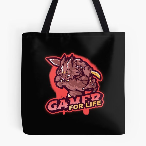 Item preview, Gamer for Life with Fierce Anthropomorphic Wolf designed and sold by PRIVARSHU.