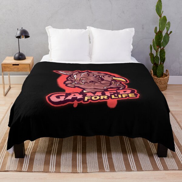 Item preview, Gamer for Life with Fierce Anthropomorphic Wolf designed and sold by PRIVARSHU.