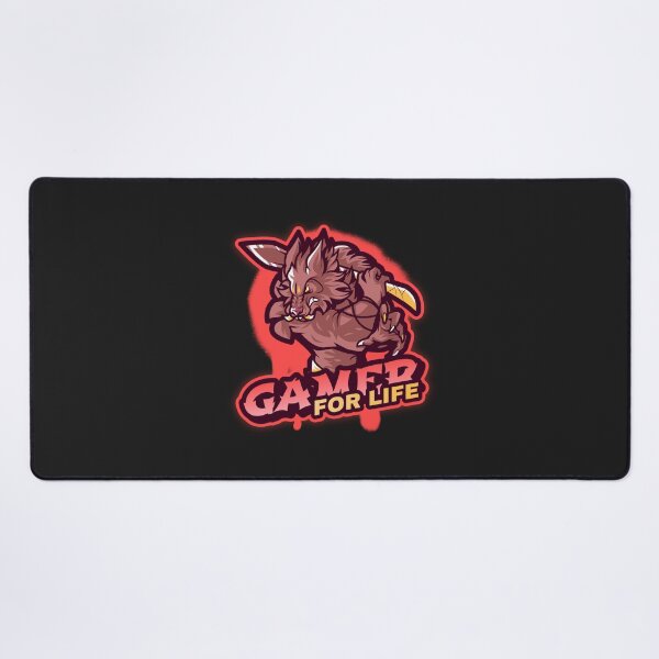 Item preview, Gamer for Life with Fierce Anthropomorphic Wolf designed and sold by PRIVARSHU.