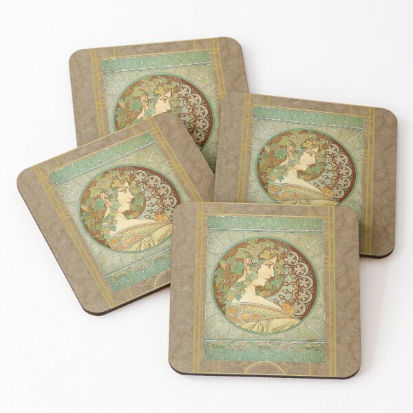 Item preview, Altered Mucha, Laurel, Deco Nouveau designed and sold by PompettiDesigns.