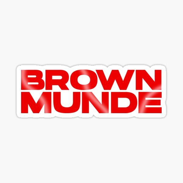 brown-munde-text-design-sticker-by-createrb-redbubble