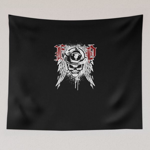 Item preview, Fire Department Skull  designed and sold by aryagiri.