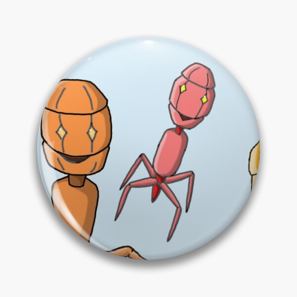 Item preview, happy little bacteriophages designed and sold by StuffOfAsh.