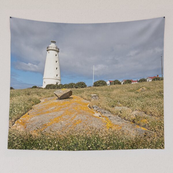 Item preview, Cape Willoughby Lighthouse And Cottages Kangaroo Island Australia designed and sold by Catherine Reading.