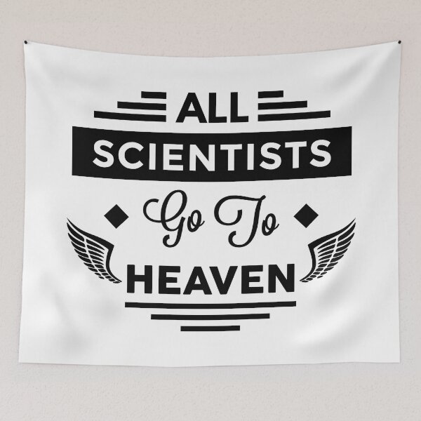 Item preview, All Scientists Go To Heaven designed and sold by TheArtism.