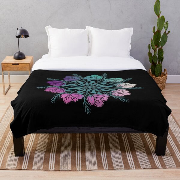 Item preview, Flower Mandala in Black designed and sold by FirstwaterRuby.
