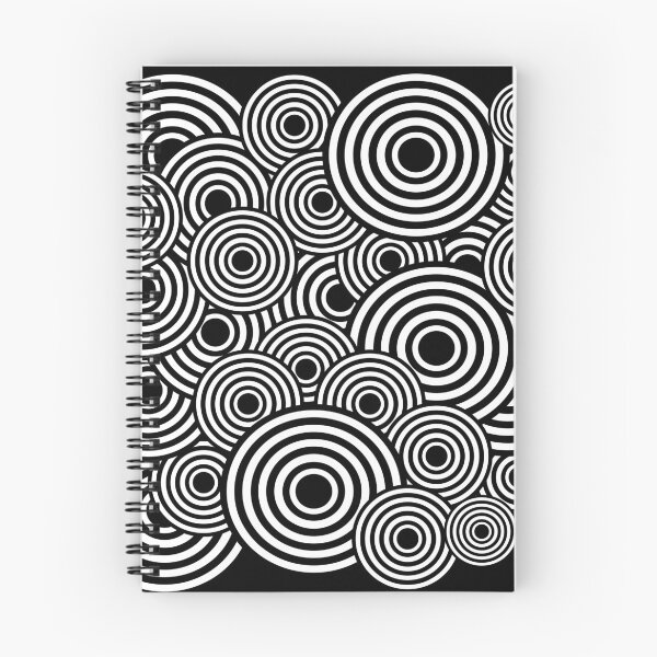 Item preview, monochrome pop art circle pattern designed and sold by pauloneill-art.