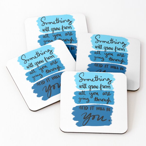 Item preview, Something Will Grow From All You Are Going Though And It Will Be You Colorful 1 designed and sold by lineartdesigns.