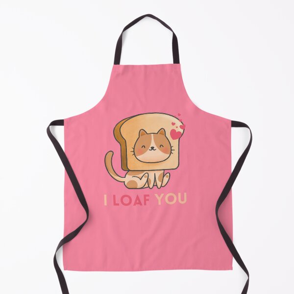 Item preview, I Loaf You Cute Cat with Bread  designed and sold by quinellie.