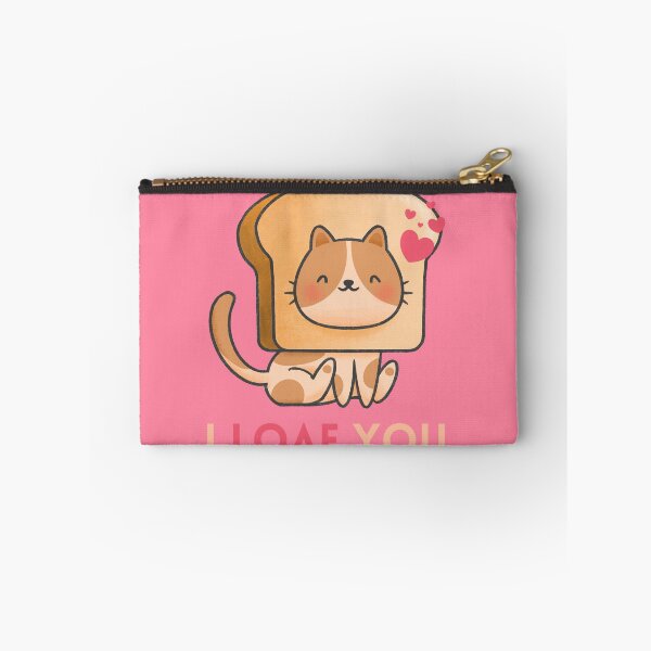 Item preview, I Loaf You Cute Cat with Bread  designed and sold by quinellie.
