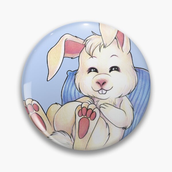 Item preview, Cute sleeping rabbit sweet bunny design designed and sold by ZadzeneaArt.