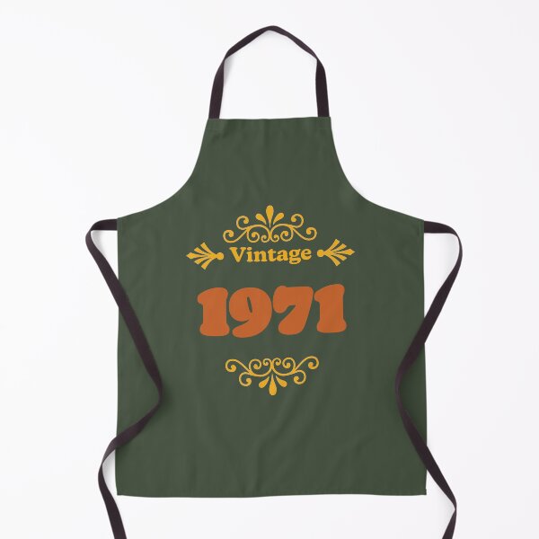 Vintage 1971 Apron