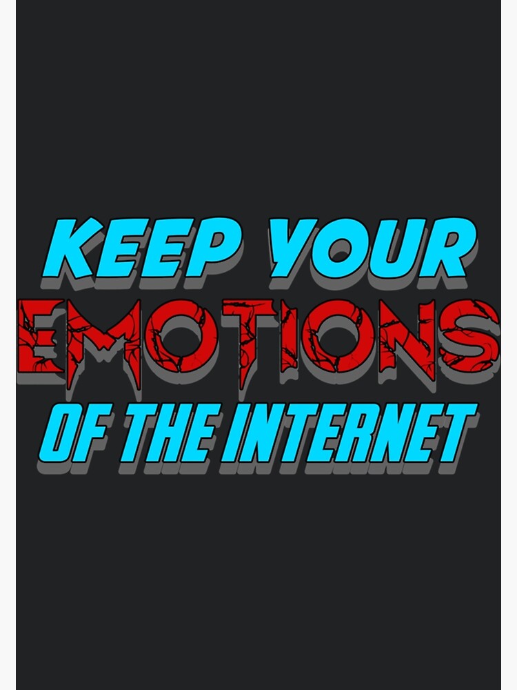Disover keep your emotions Premium Matte Vertical Poster
