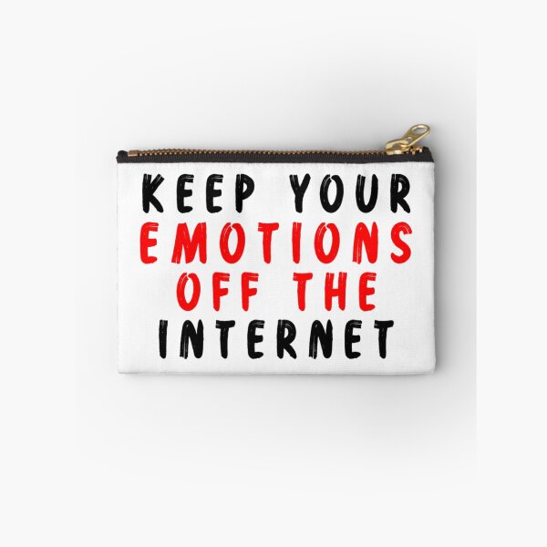 Item preview, Keep your emotions off the internet designed and sold by JonahLaner.