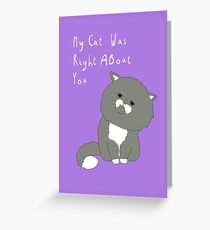 Gayles Cat Greeting Card