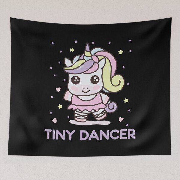 Item preview, Tiny Dancer Kawaii Unicorn Ballerina Cute Girls Ballet Dancer designed and sold by JokeGysen.