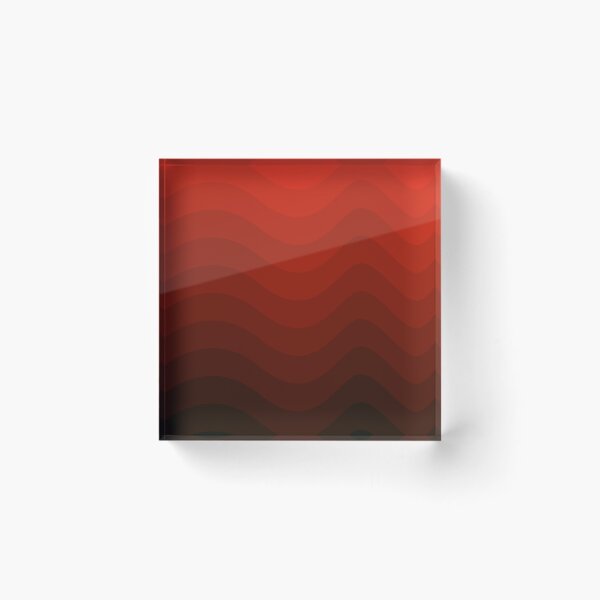 Artikelvorschau, Rotes und schwarzes Wellenmuster entworfen und verkauft von HangOnShopping.