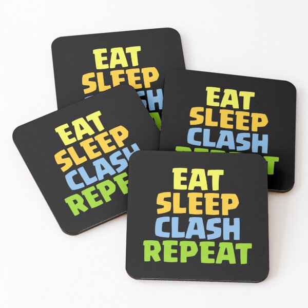 Item preview, Eat Sleep Clash Repeat Funny Gift designed and sold by m72artaa.