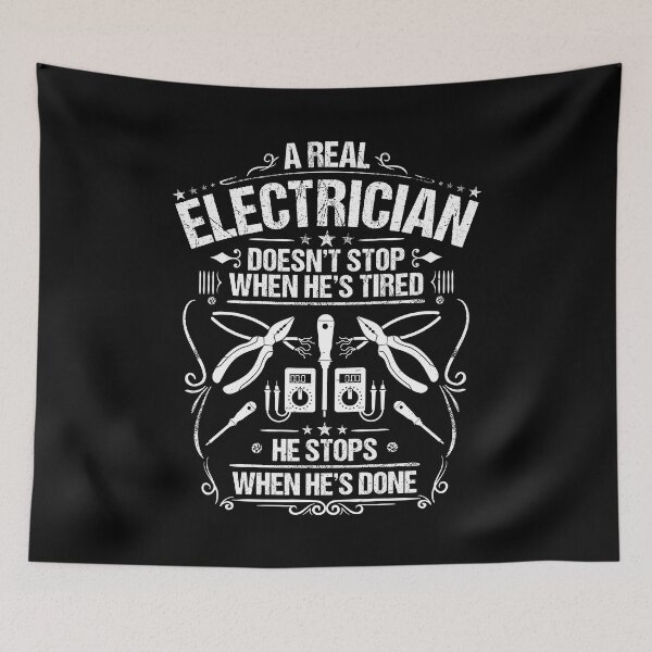 Item preview, Electrician Lineman Wireman Electronics Technician designed and sold by Krautshirts.