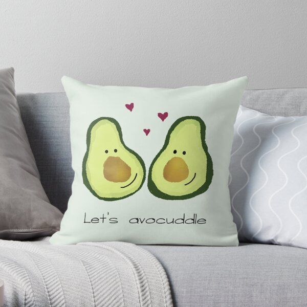 avocado cuddle pillow