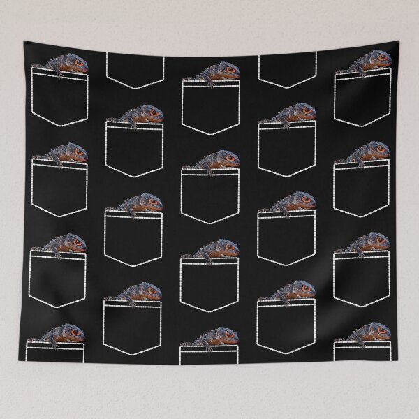 Item preview, Red Eyed Crocodile Skink Pocket designed and sold by JRRTs.