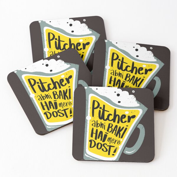 Item preview, Pitcher Abhi baki hai mere dost designed and sold by TOOTIFROOTI merch.