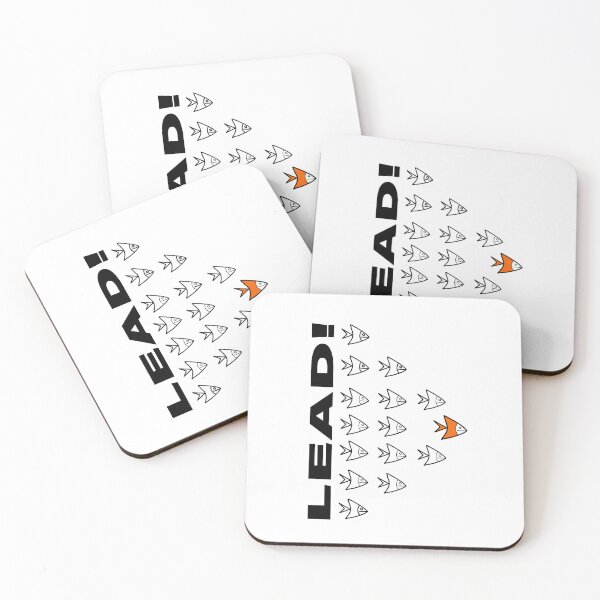 Item preview, School of fish and leader one fish designed and sold by evk-art.