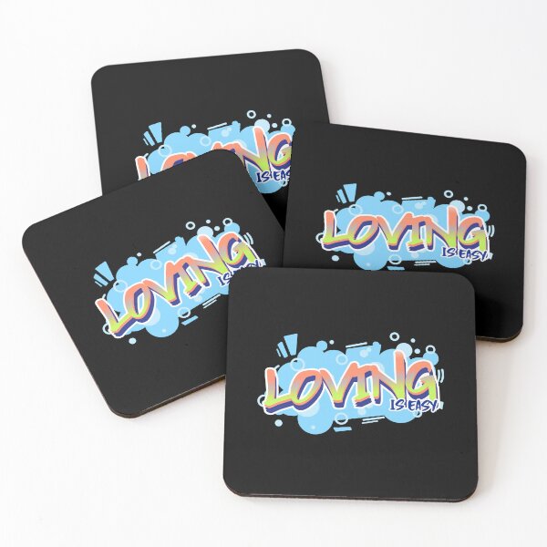 Item preview, Loving is easy, Graffiti sign, Neo  designed and sold by BeebopGraphics.