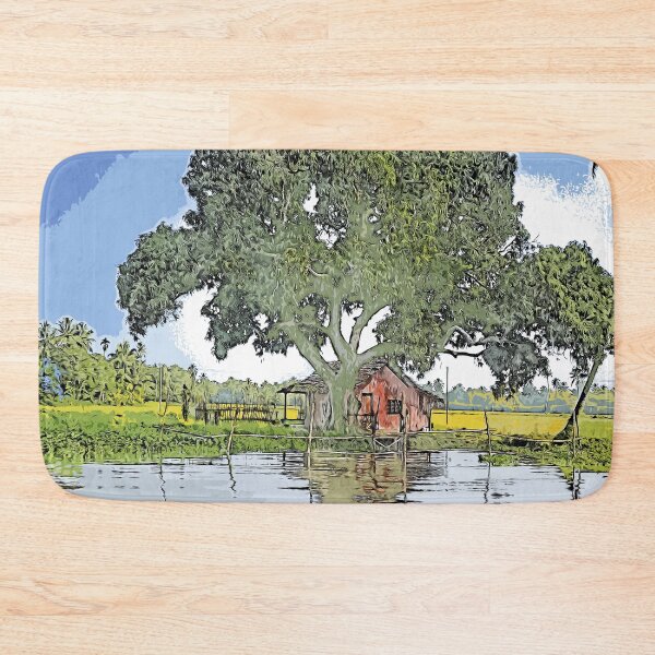 Item preview, Backwaters of Kerala, India color art designed and sold by artdragongift 15.