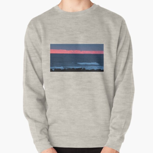 Pink Sunset Photograph Pullover Sweatshirt
