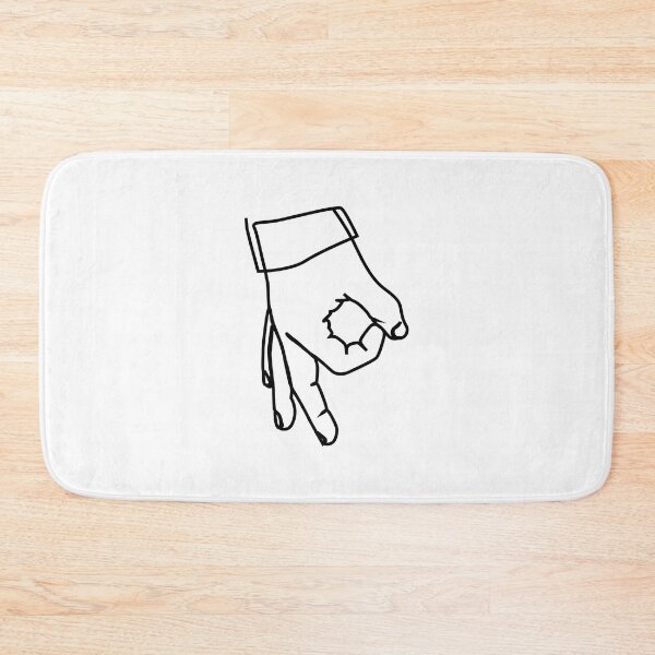Item preview, The Circle game hand sign hole hand upside down designed and sold by LineArtDrawing.