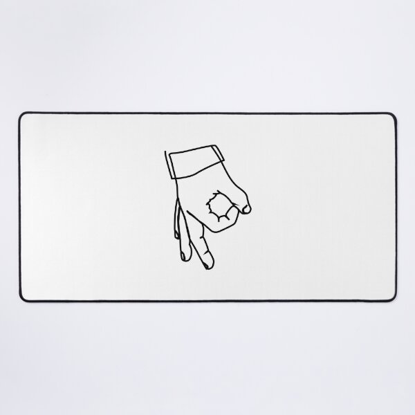 Item preview, The Circle game hand sign hole hand upside down designed and sold by LineArtDrawing.