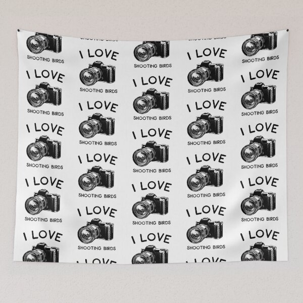 Item preview, Birdwatching “I Love Shooting Birds” designed and sold by gobbieshoppe.