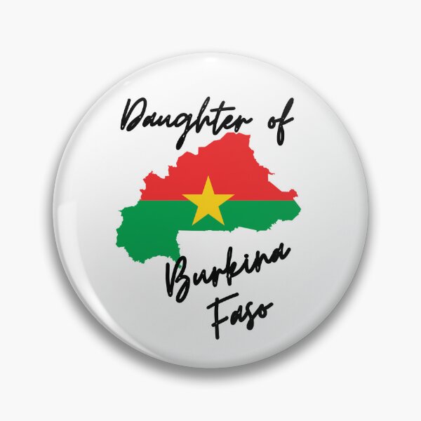 Item preview, Daughter of Burkina Faso Map Flag designed and sold by NovawayDirect.