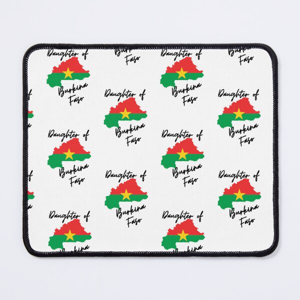 Item preview, Daughter of Burkina Faso Map Flag designed and sold by NovawayDirect.
