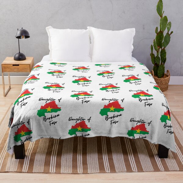 Item preview, Daughter of Burkina Faso Map Flag designed and sold by NovawayDirect.