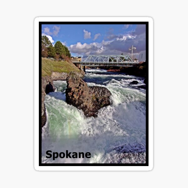 Upper Spokane Falls Sticker