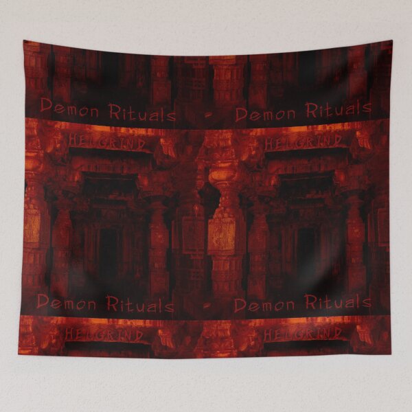 Item preview, Helgrind - "Demon Rituals" (Black Metal) designed and sold by The Satan Records.